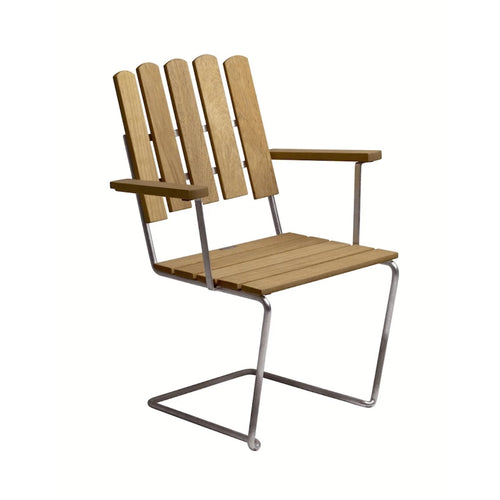 Armchair A2, Oiled Oak