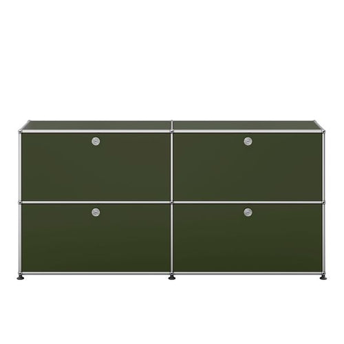 USM Haller Credenza, Olive Green
