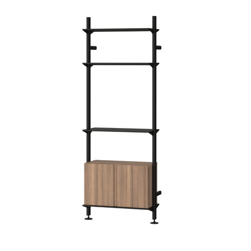 Pira G2 Wall-Mounted, Single Column Modular Shelves | String Furniture