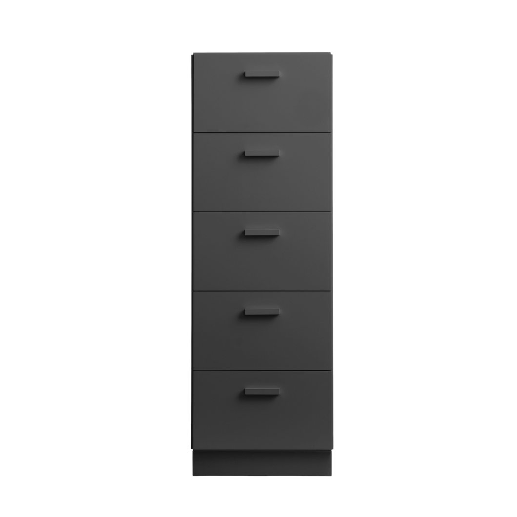 Relief Chest of Drawers with Plinth, Tall | String Furniture