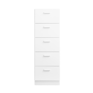 Relief Chest of Drawers with Plinth, Tall | String Furniture