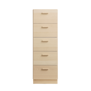 Relief Chest of Drawers with Plinth, Tall | String Furniture