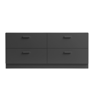 Relief Chest of Drawers with Plinth, Tall | String Furniture